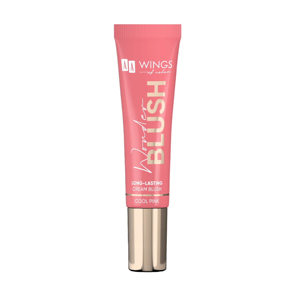 Рідкі рум'яна для обличчя AA Wings of Color Wonder Blush Long-Lasting Cream Blush 01 Cool Pink, 15 мл